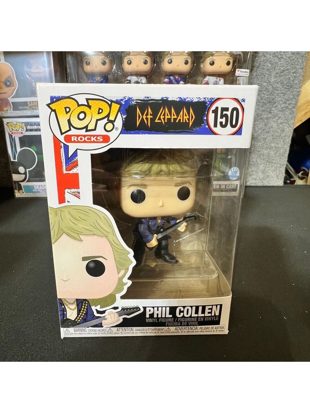 Funko Pop Rocks Def Leppard Phil Collen 150 Vinyl Figure Music Collectible